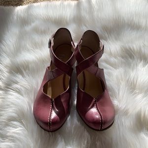 Fidji Pel Purple Sandals Size 41 or 10.5 New In Box